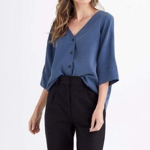 Multi-Way Convertible Boyfriend Shirt by Vetta